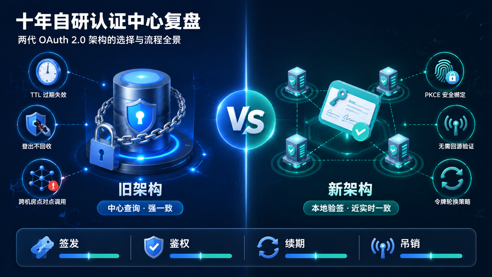 十年自研认证中心复盘:两代 OAuth 2.0 架构的选择与流程全景