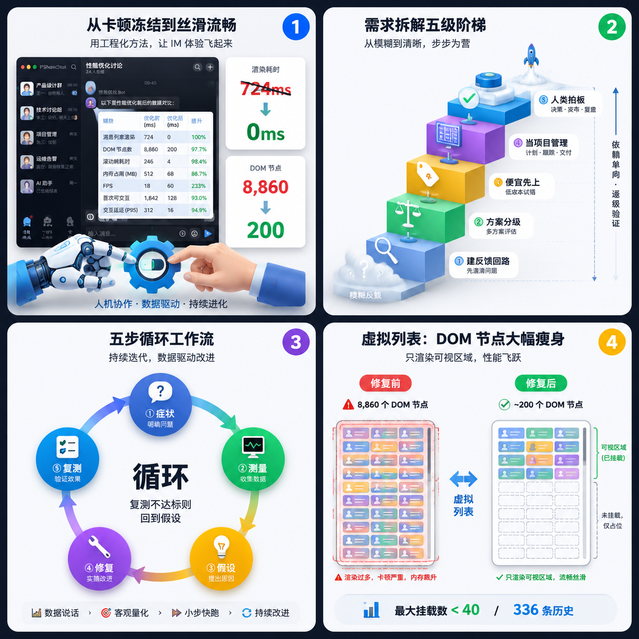 从724ms到0ms：一次 Vibe Coding 消息列表虚拟化复盘
